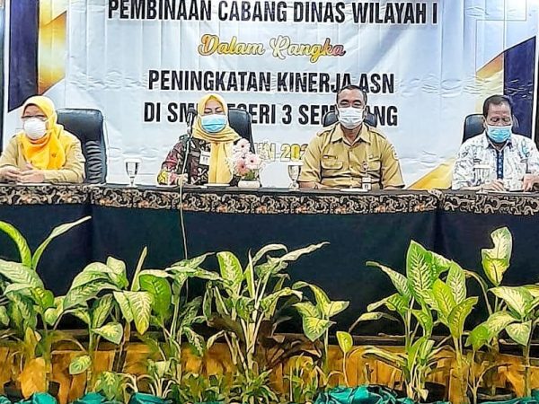 Kunjungan Kacabdin 01 ke SMKN 3 Semarang