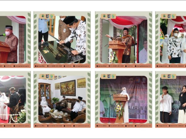 WAGUB JATENG TAJ YASIN MAIMOEN RESMIKAN MASJID AT-TAQWA PADA ACARA AMBALWARSA SMA NEGERI 4 SEMARANG KE-44