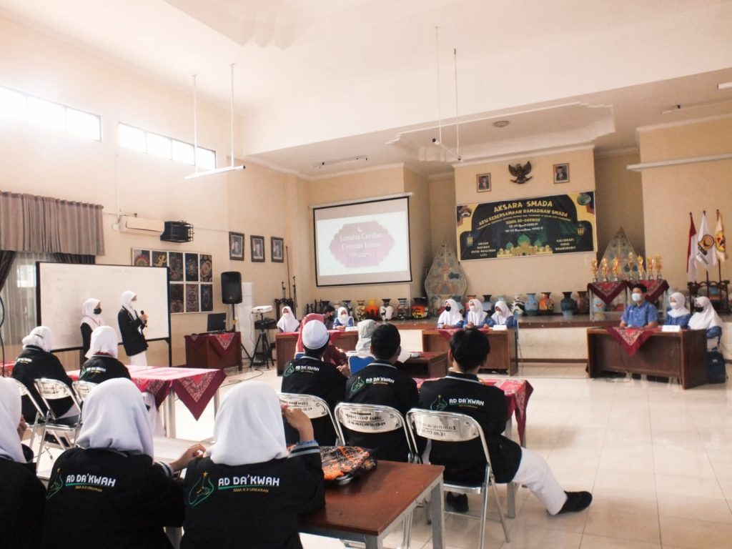 Rohis Ad-Dakwah SMAN 2 Ungaran Gelar Aksara SMADA Untuk Sambut Bulan Ramadhan