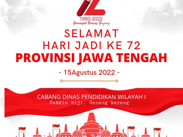 Hari Jadi Provinsi Jawa Tengah ke 72