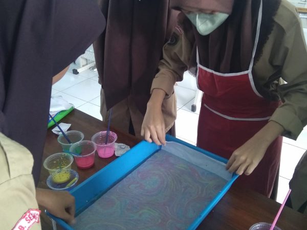 SUMINAGASHI, TEKNIK LUKIS PADA KAIN