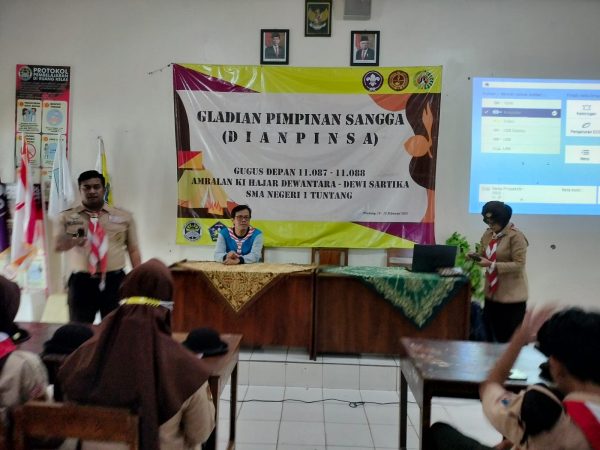 Gladian Pimpinan Sangga Gugus Depan SMAN 1 Tuntang