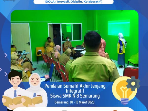 Penilaian Sumatif Akhir Jenjang Tematik Integratif Representasi Kurikulum Merdeka Belajar SMK N 8 Semarang
