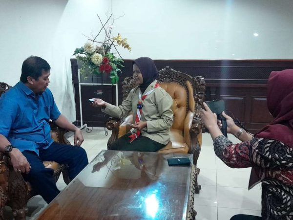 VHS10 TV SMK Negeri 10 Semarang Mendapat Apresiasi Kadispora Kota Semarang