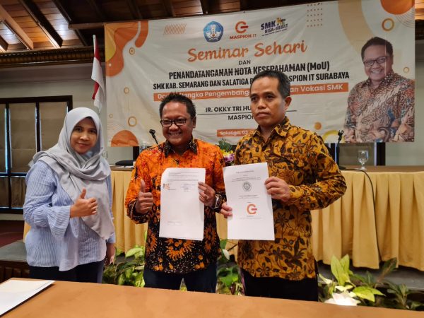 SMK Islam Sudirman Ungaran MOU Dengan Maspion IT