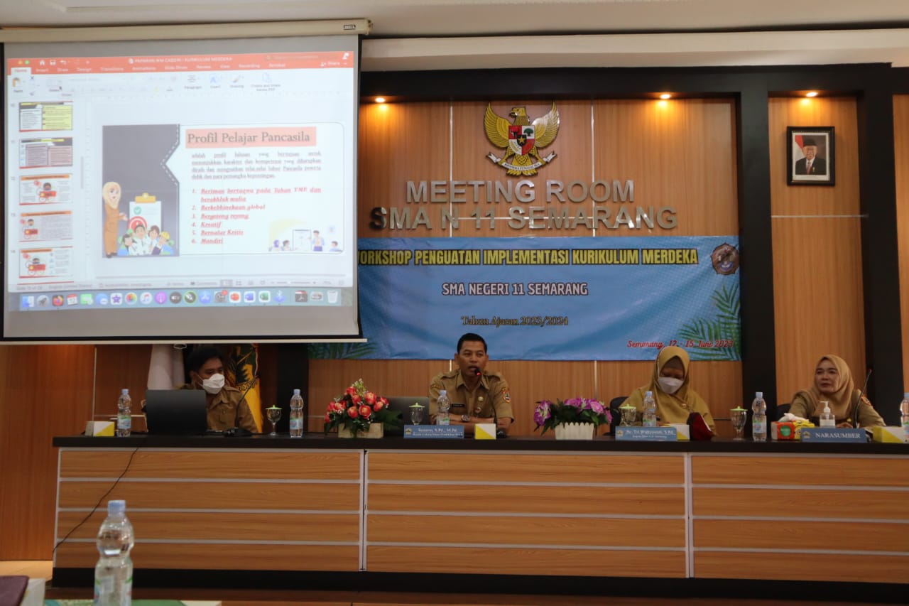 SMAN 11 Semarang Adakan Workshop Penguatan Implementasi Kurikulum Merdeka