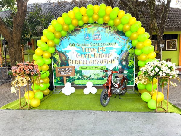 SMAN 16 Semarang Gelar Puncak Tema  P5: Kolaborasi Konservasi Lingkungan Sekolah Mendukung Program Adi Wiyata Nasional
