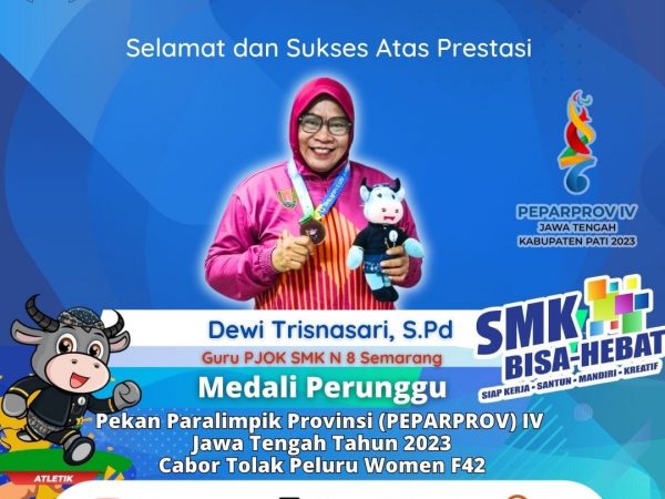 Guru SMK N 8 Semarang Raih Medali dalam Perpaprov ke-IV Jawa Tengah