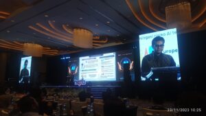 Paparan Wamen Kominfo Dalam Seminar Unlocking Business Opportunity and Efficiency with Artificial Intelligence