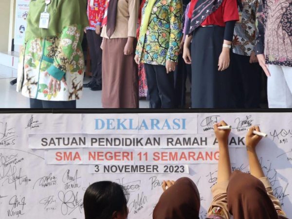 SMAN 11 Semarang Deklarasikan Sekolah Ramah Anak