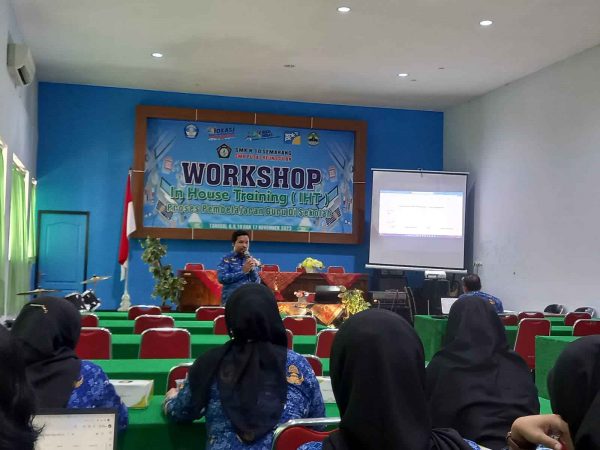 Workshop IHT Proses Pembelajaran Guru di SMKN 10 Semarang: Meningkatkan Keterampilan Merancang Pembelajaran