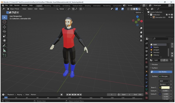 Texturing Dengan Blender Dalam Pembuatan Asset 3D Untuk Pengembangan Gim Texturing Dengan Blender Dalam Pembuatan Asset 3D Untuk Pengembangan Gim