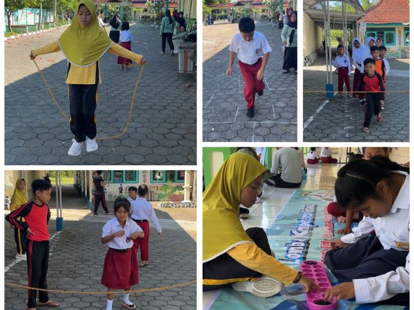 Bermain Permainan Tradisional Mengisi Kegiatan Jeda Tengah Semester Ganjil SLBN Ungaran