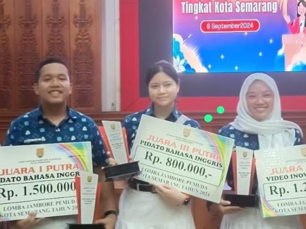 Panen Juara Lagi: Siswa SMAN 3 Semarang Dominasi Juara di Ajang Jambore Pemuda Kota Semarang 2025