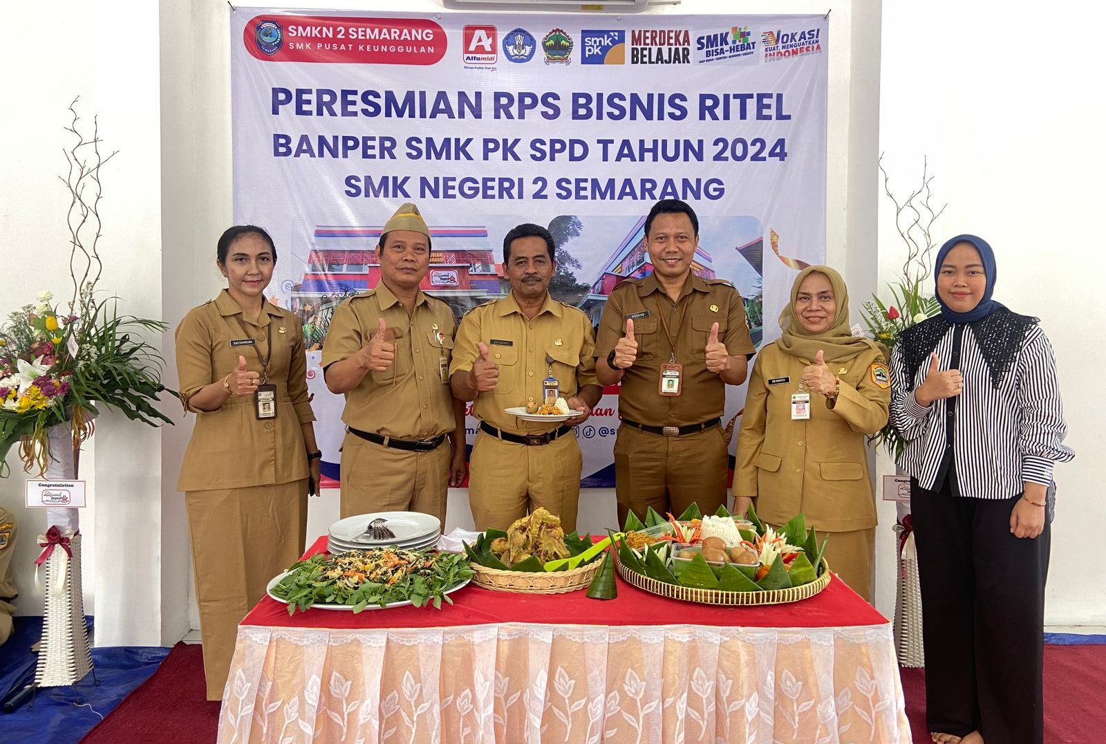 Peresmian Edumart & RPS Bisnis Ritel BANPEN SMK PK SPD Tahun 2024