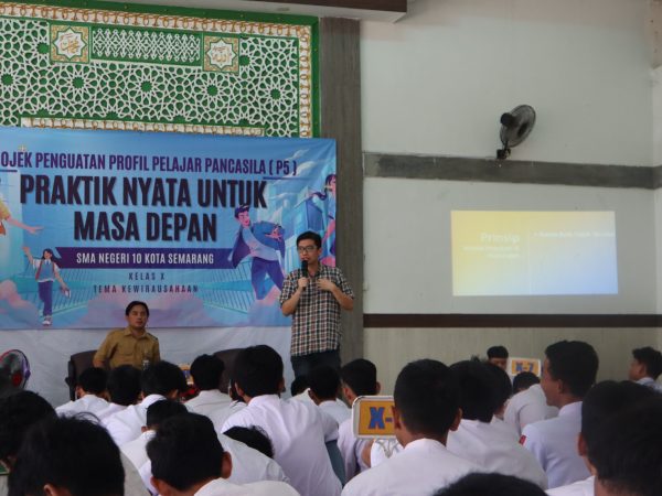P5 Kelas X SMAN 10 Semarang:  Praktik Nyata Menuju Masa Depan